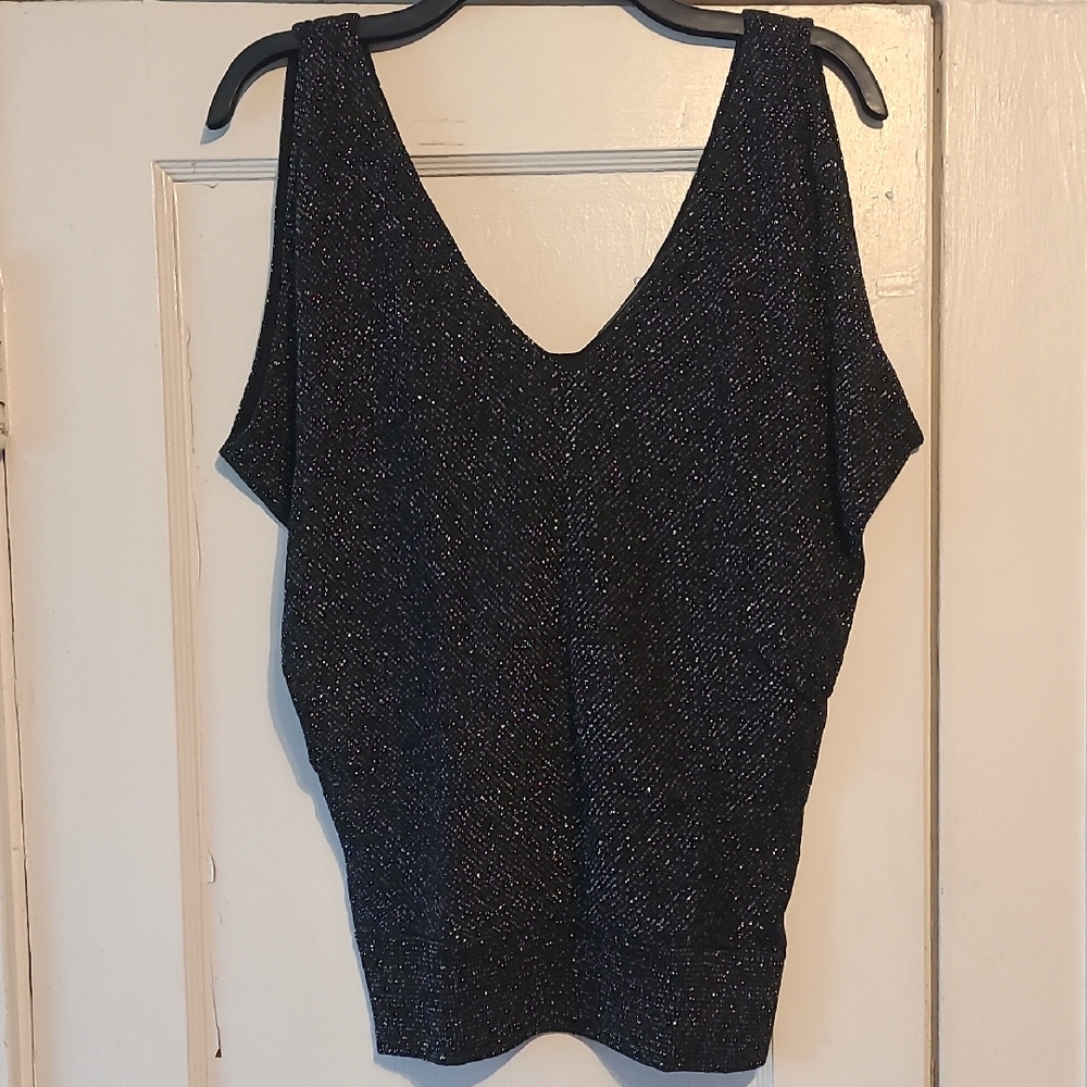 Guess Black Sparkle Blouse